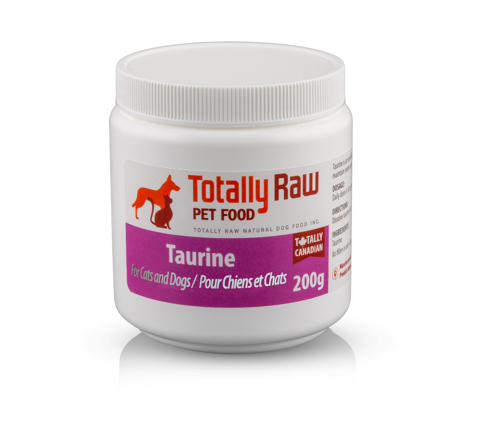 Taurine Totally Raw Pet Food Taurine Totally Raw Pet Food